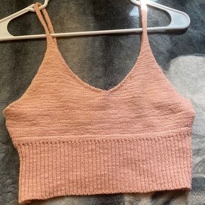 Y2K knitted material crop top
